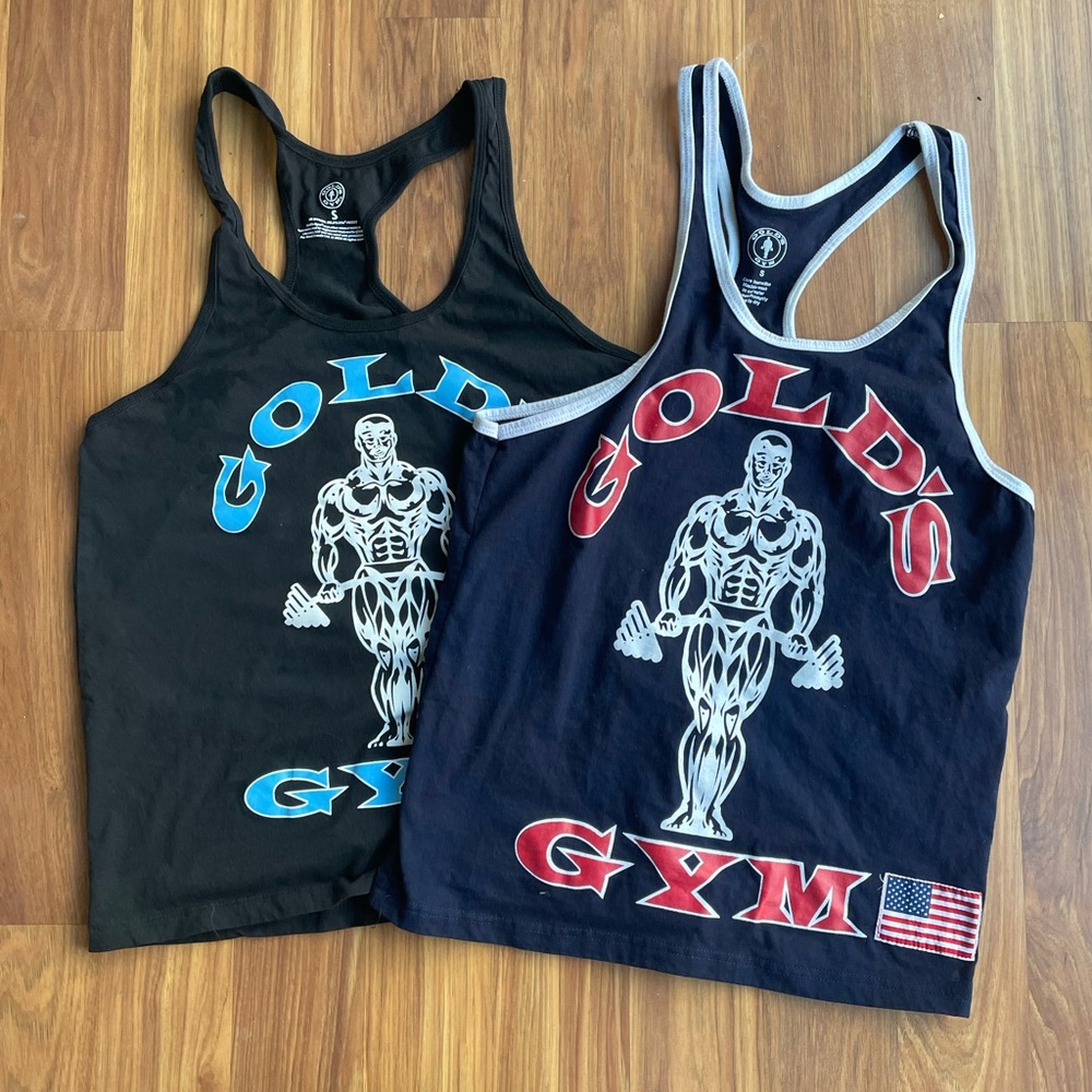 Men’s Gold’s Gym work out tanks Lot of 2